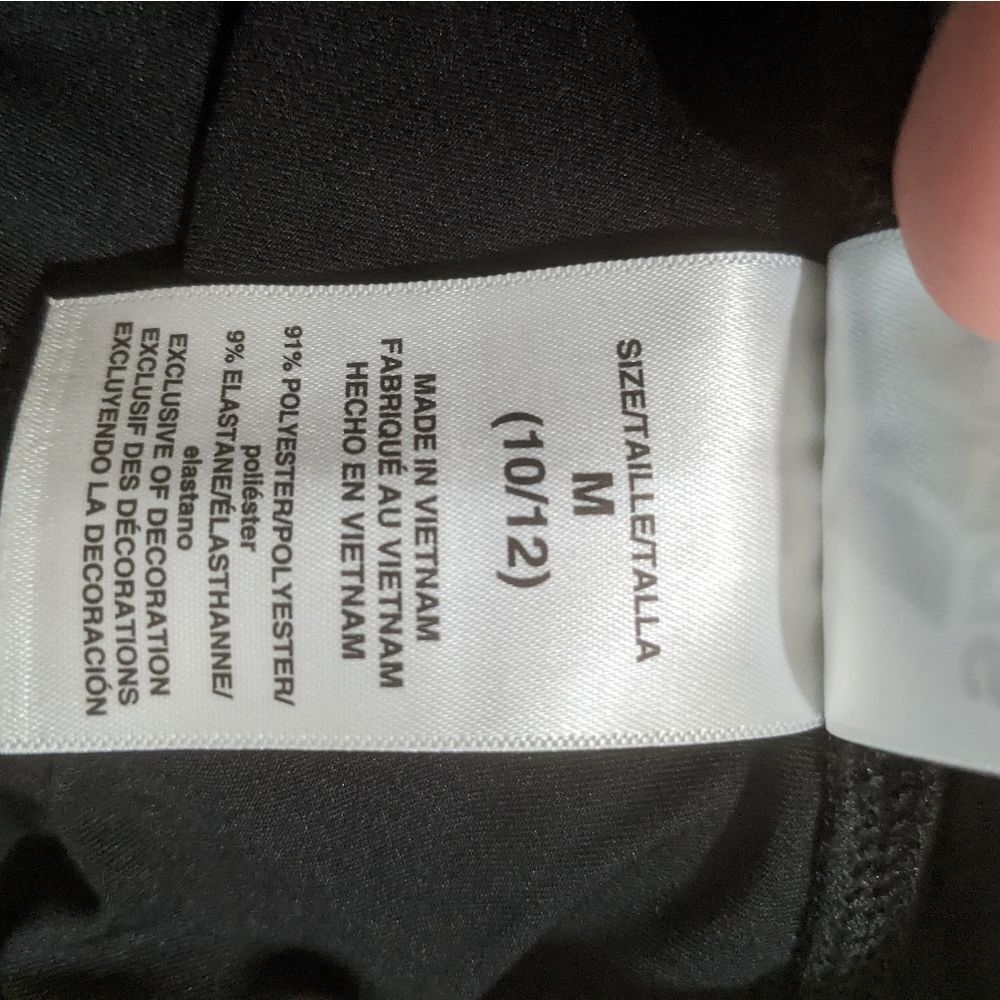 Adidas leggings Girl's Size Medium 10/12 - Picture 4 of 4